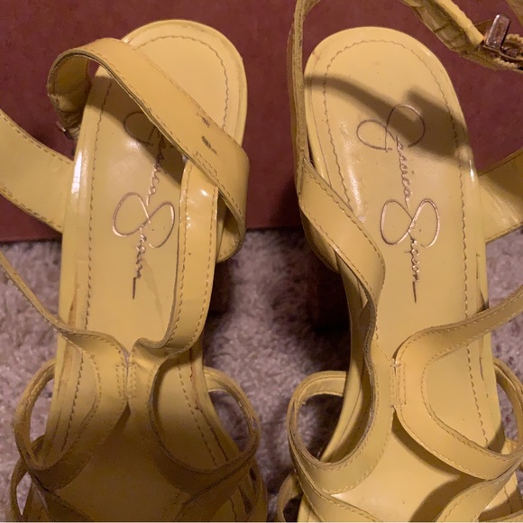 Jessica Simpson Cizal Lemon chill 8.5 platforms - Picture 15 of 15